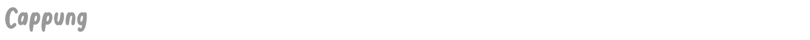 Cappung font preview
